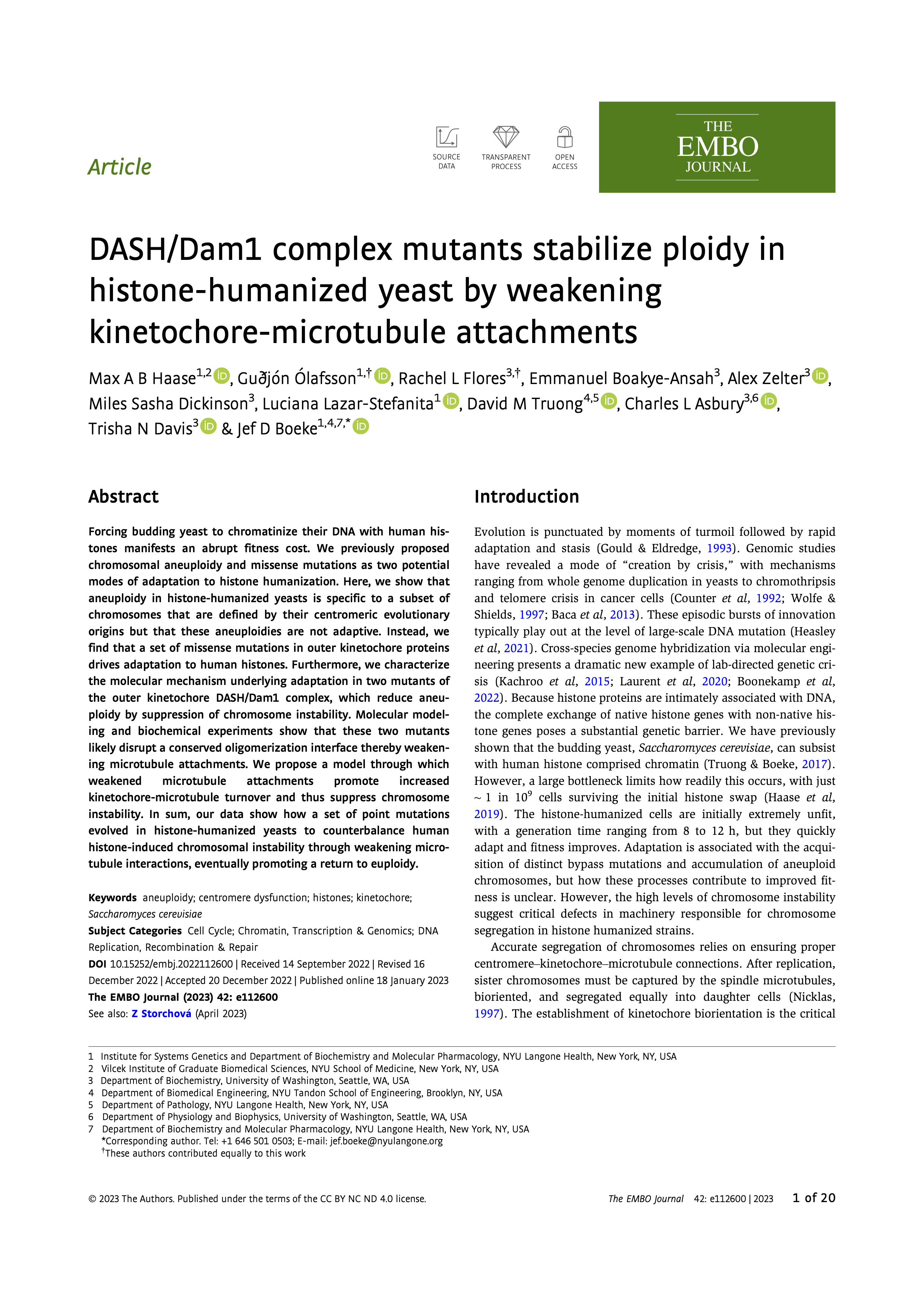 Haase EMBO Journal 2023 cover